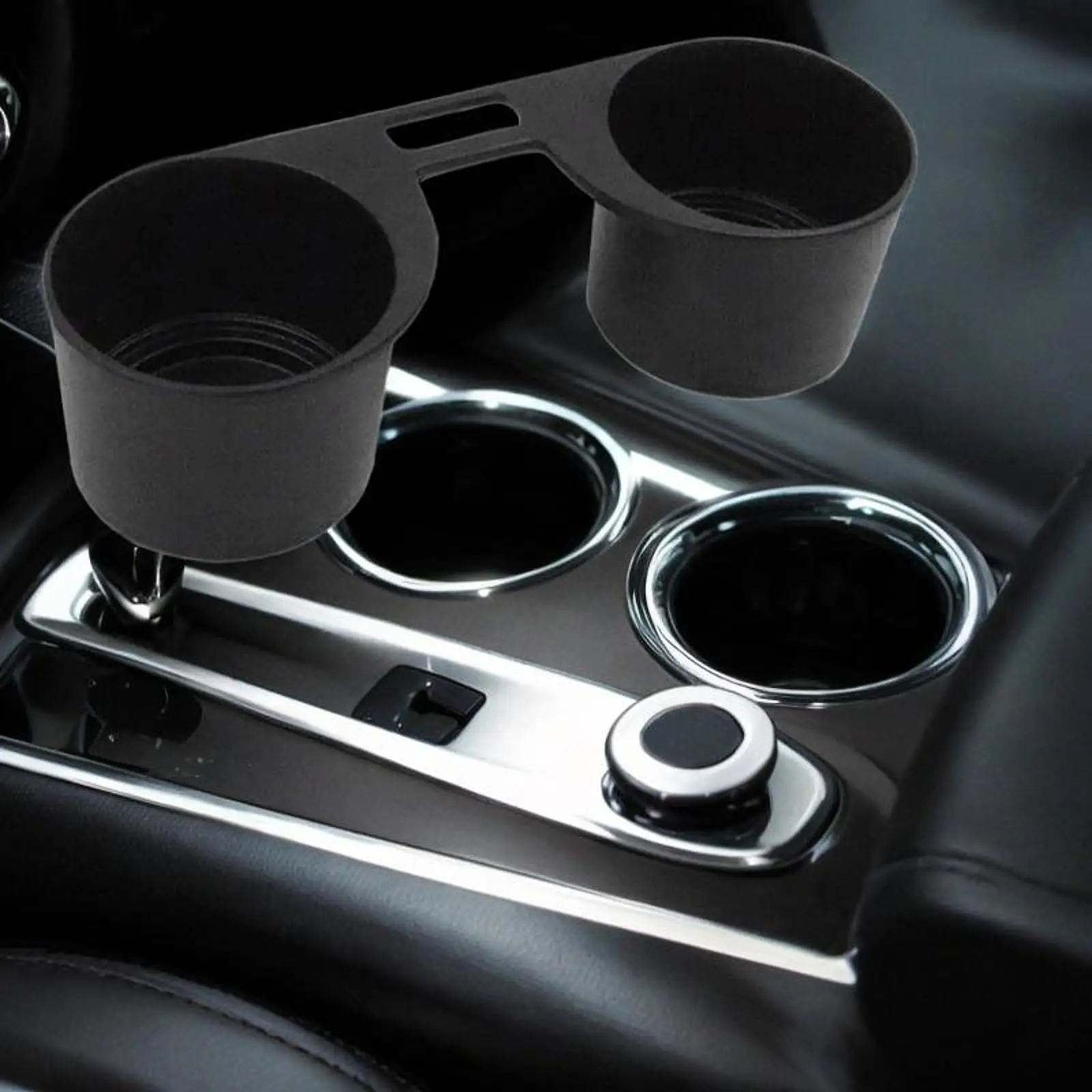 Cup Holder Insert 7H285860130T Black Convenient Assemble Auto Interior Decoration Shockproof Detachable Center Console Parts