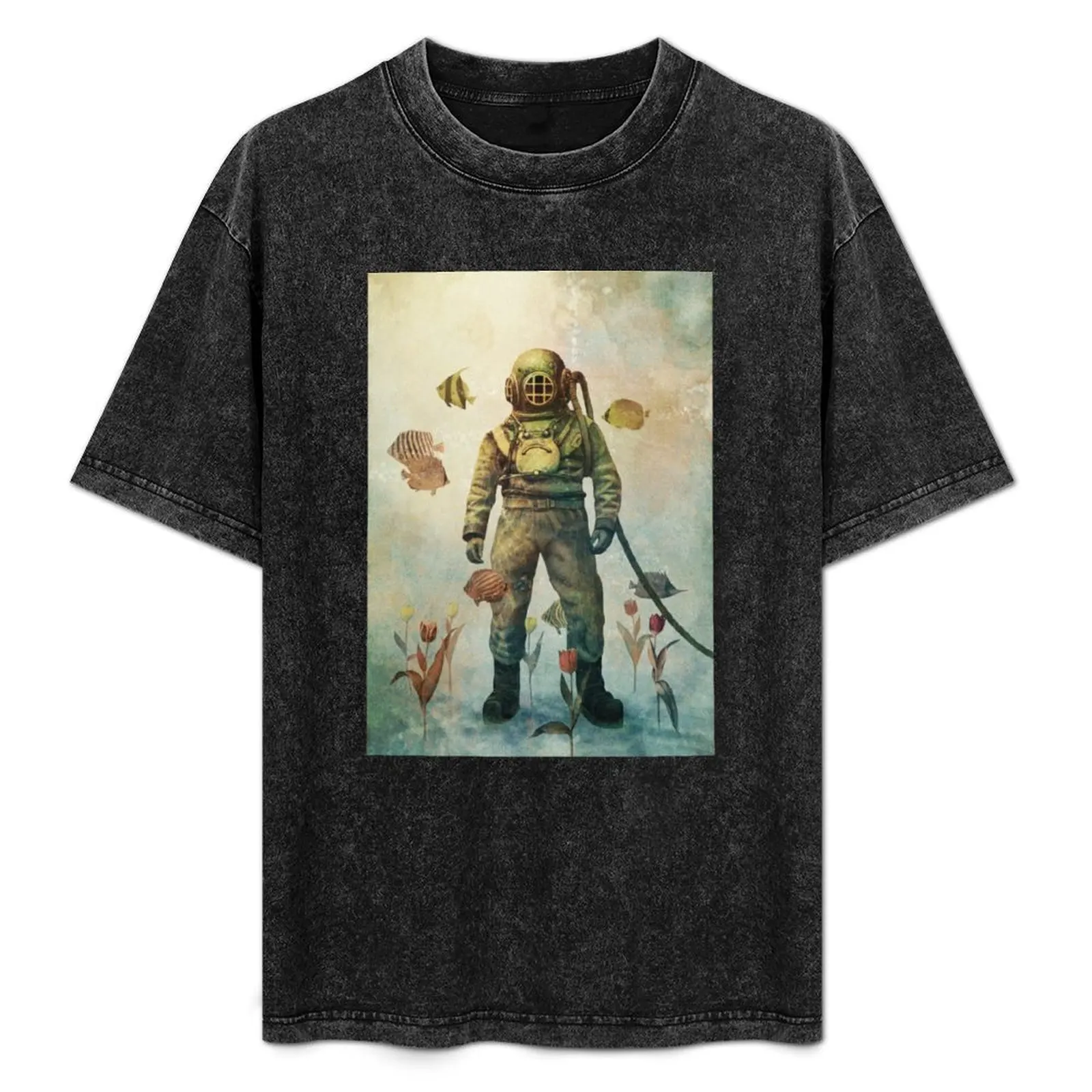 

Deep Sea Garden T-Shirt Casual Breathable Short Sleeve Top