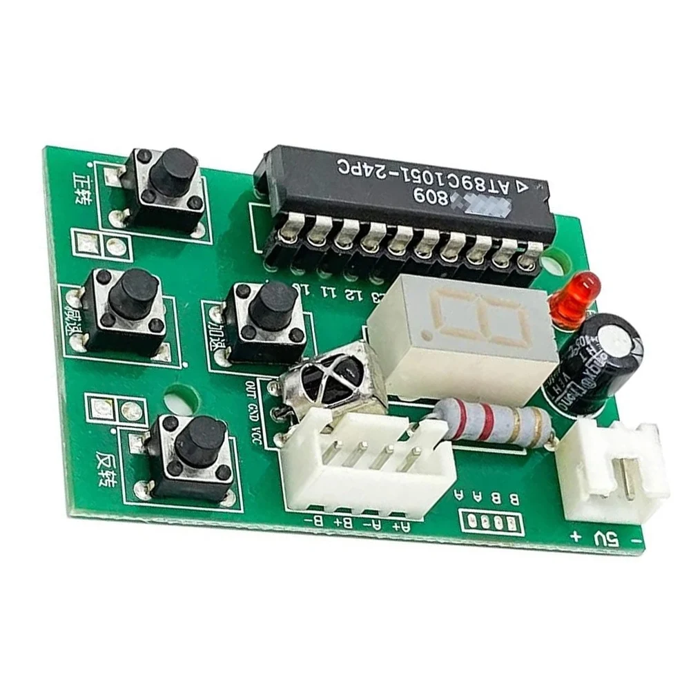 Two Phase Stepper Motor Driver with Remote Control for Precise Directional Control and Adjustment for 3V to 24V Motors