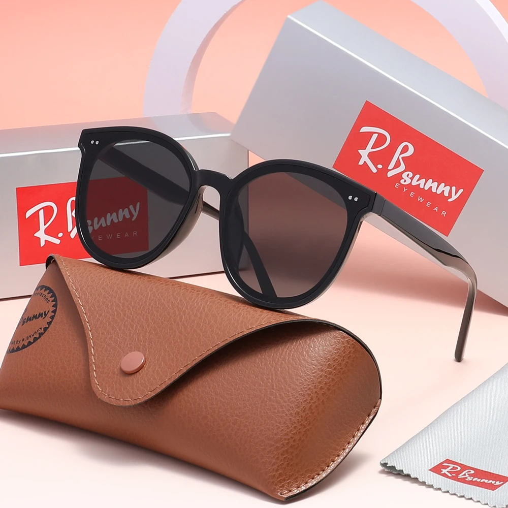 

RBsunny модные женские солнцезащитные очки «кошачий глаз» поляризационные роскошные очки женские нежные UV400 повседневные мужские очки для вождения на открытом воздухе