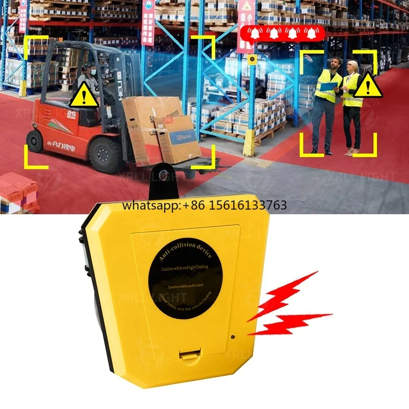 

Pedestrian Corner Collision Avoidance Forklift Proximity Detection Anti-collision System Magnets Warehouse Blind Corner Sensor