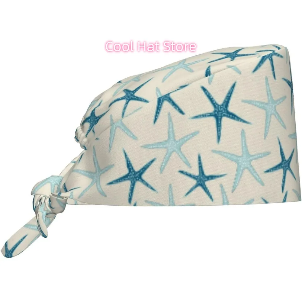 1pc Adjustable Scrub Cap with Sweatband - Lightweight 100% Polyester, Breathable & Hygienic Cap, Adjustable Unisex Hat with Elas