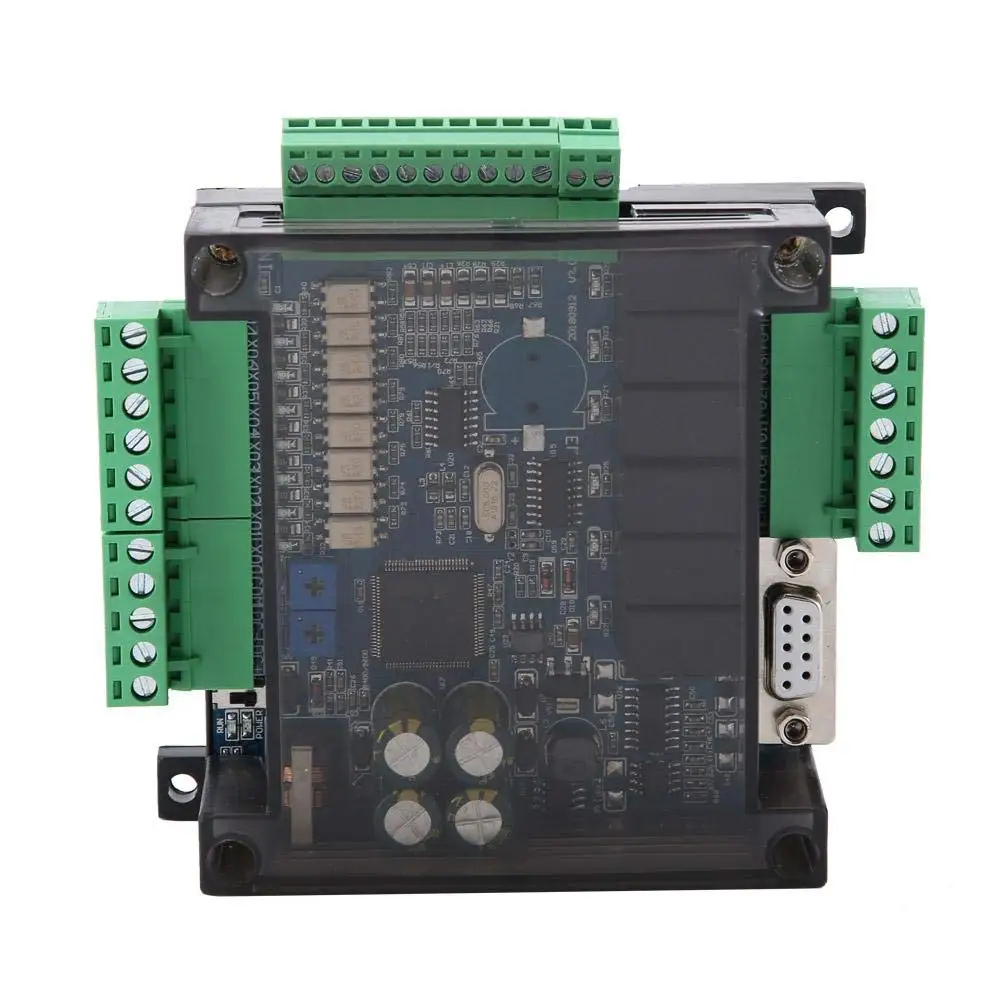 FX3U-14MR papan kontrol industri PLC 8 Input 6 Output Output Output relai kontrol yang dapat diprogram, kontrol 24 V PLC