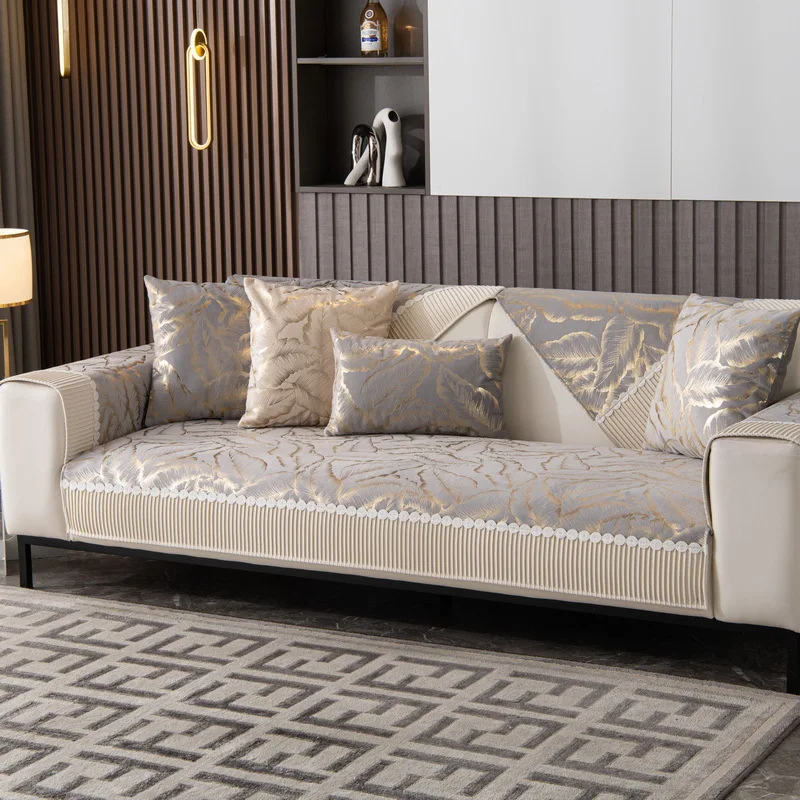 Non-slip Chenille Sofa Cover Four Seasons Universal Sofas Cushion for Living Room Modern Couch Protector Case Home Decor