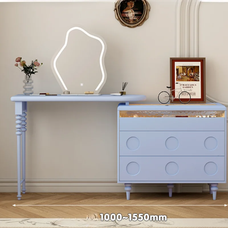 

Salon Storage Dresser Stool Nordic Girls Mirrors Desk Dressing Table Luxury Modern Penteadeiras De Maquiagem Room Furniture