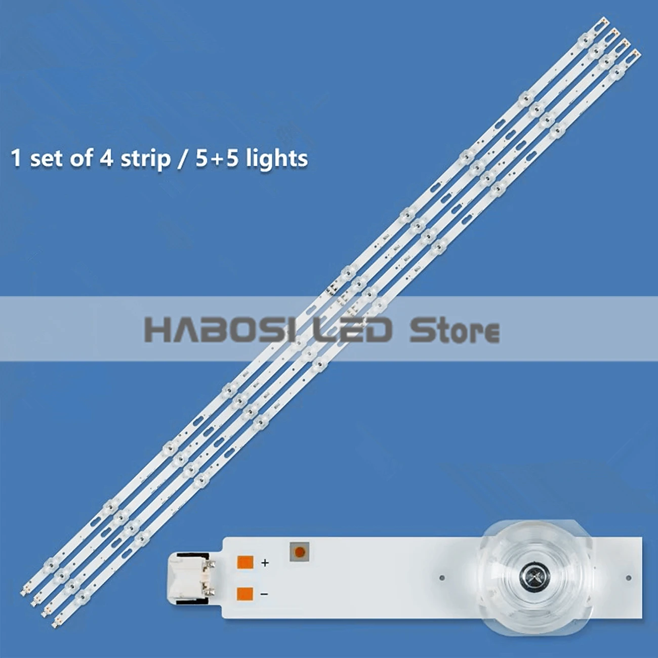 New 8pcs/Kit LED UE55AU7560U UE55CU7100 UE55CU7100U CY-BA055HGLR4V CY-BA055HGLR2V CY-BA055HGHR4V JL.D550A1330-408AL-M_V02 408AR