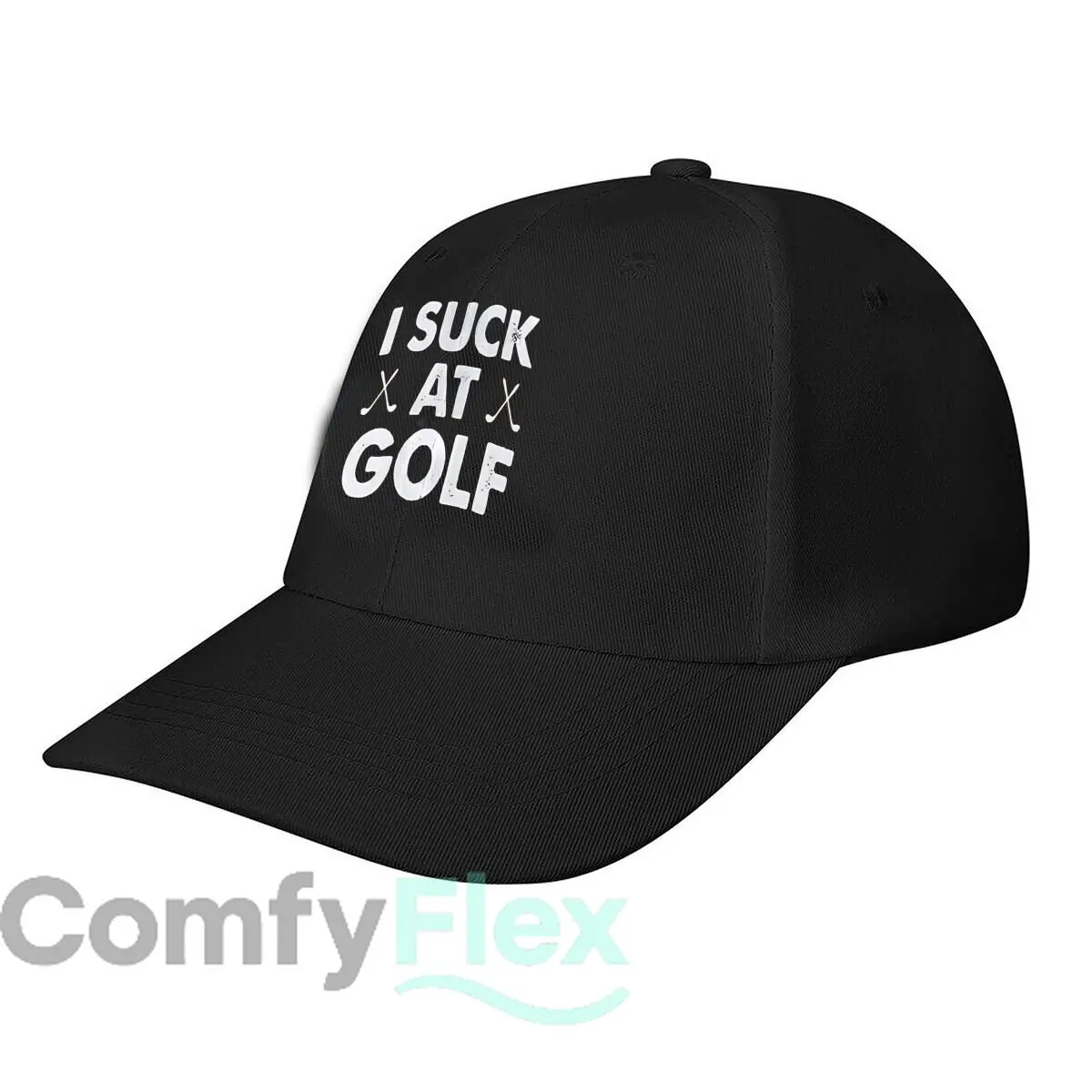 Humorous Vinyl Golf Sticker I Suck At Golf Baseball Cap Fashion Men Sunhat Women's Outdoor Sports Snapback Cap