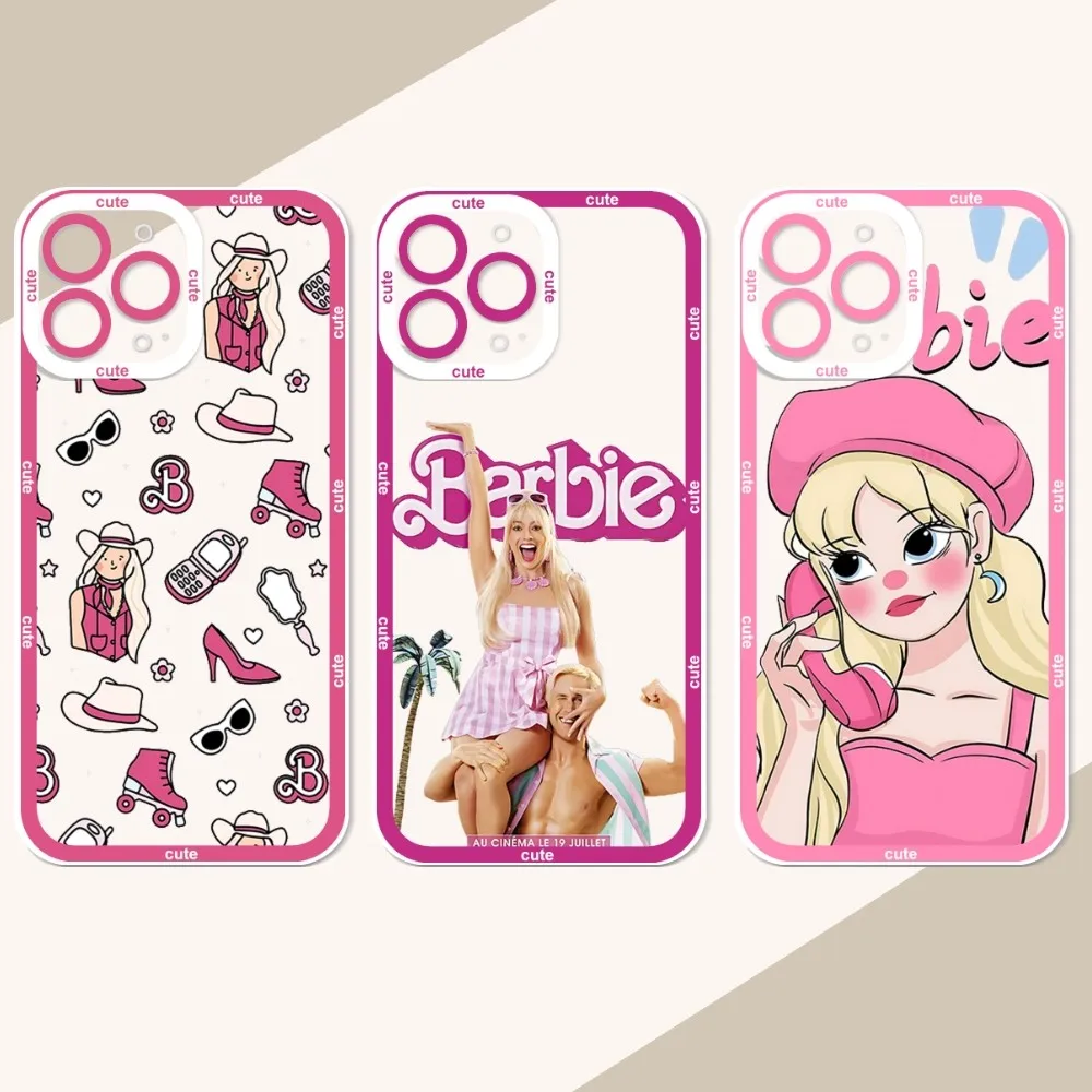 B-Barbies Phone Case For IPhone 12 11 13 14 Pro Max XR XS Max X SE2020 7 8 Plus Case