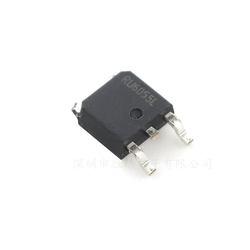 10PCSnew RU6055L SMD TO-252 N-channel 60V 60A MOS Field Effect Tube High Quality