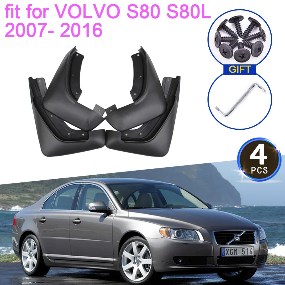 

For VOLVO S80 S80L 2007 2008 2009 2010 2011 2012 2013 2014 2015 2016 Mudguards Splash Front Wheels Fender Mudflap Accessories