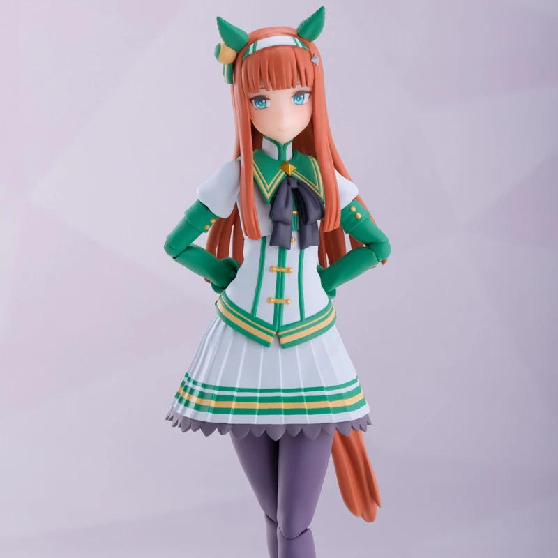 BANDAI Originale SHFiguarts Serie Silenzio Suzuka Anime Action Figure Assemblaggio Desktop Ornamento Modello Giocattoli Modello Da Collezione