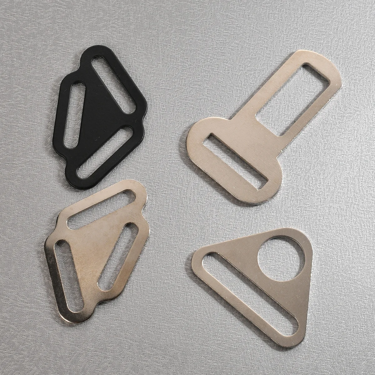 Alloy adjustment buckle Stationery accessories adjustment buckle Triangular webbing sub-buckle webbing metal buckle