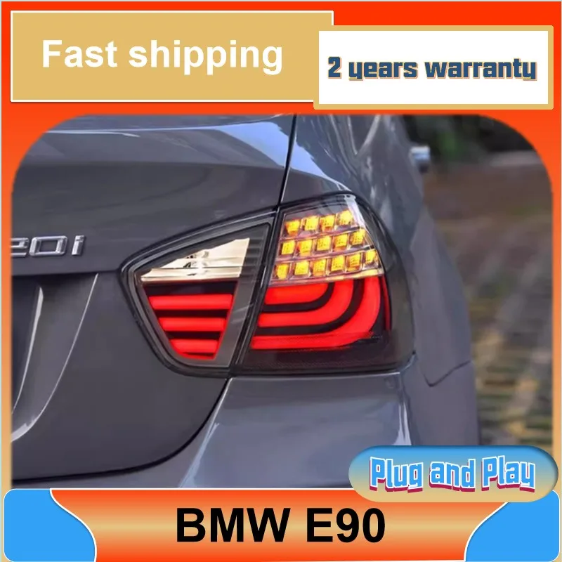 Car Styling for BMW E90 Taillights 3 Series Rear Lights 318i 320i 325i Rear DRL Fog Brake Turn Signal Reversing