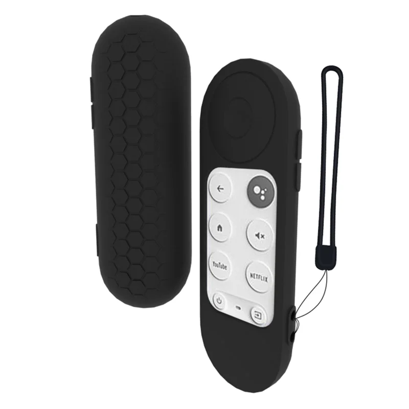 Capa protetora de silicone resistente a arranhões para capa remota Google Chromecast-TV 2020