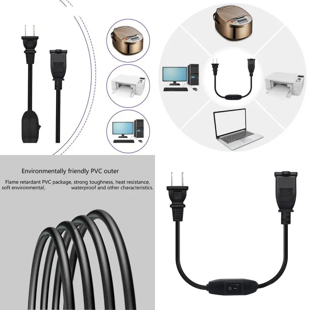 

Y1UB Electrical Power Adapter, 1-15P Male to 15R Female, 0.3 Meter PVC Extension Cable