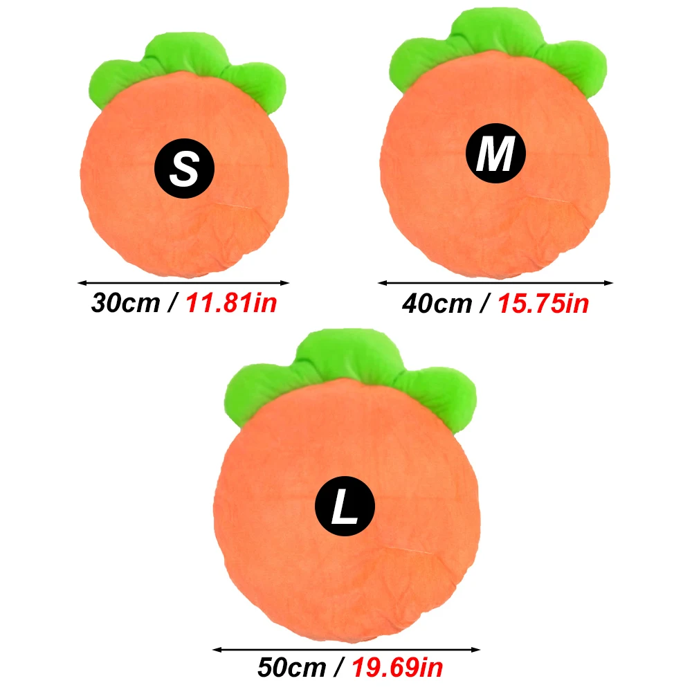 1 قطعة الجزرة الدافئة على شكل أرنب حصيرة لينة تنفس لطيف أريكة حصيرة للحيوانات الأليفة الصغيرة الحيوان الهامستر أرنب جرو كيتي سرير حصيرة #3
