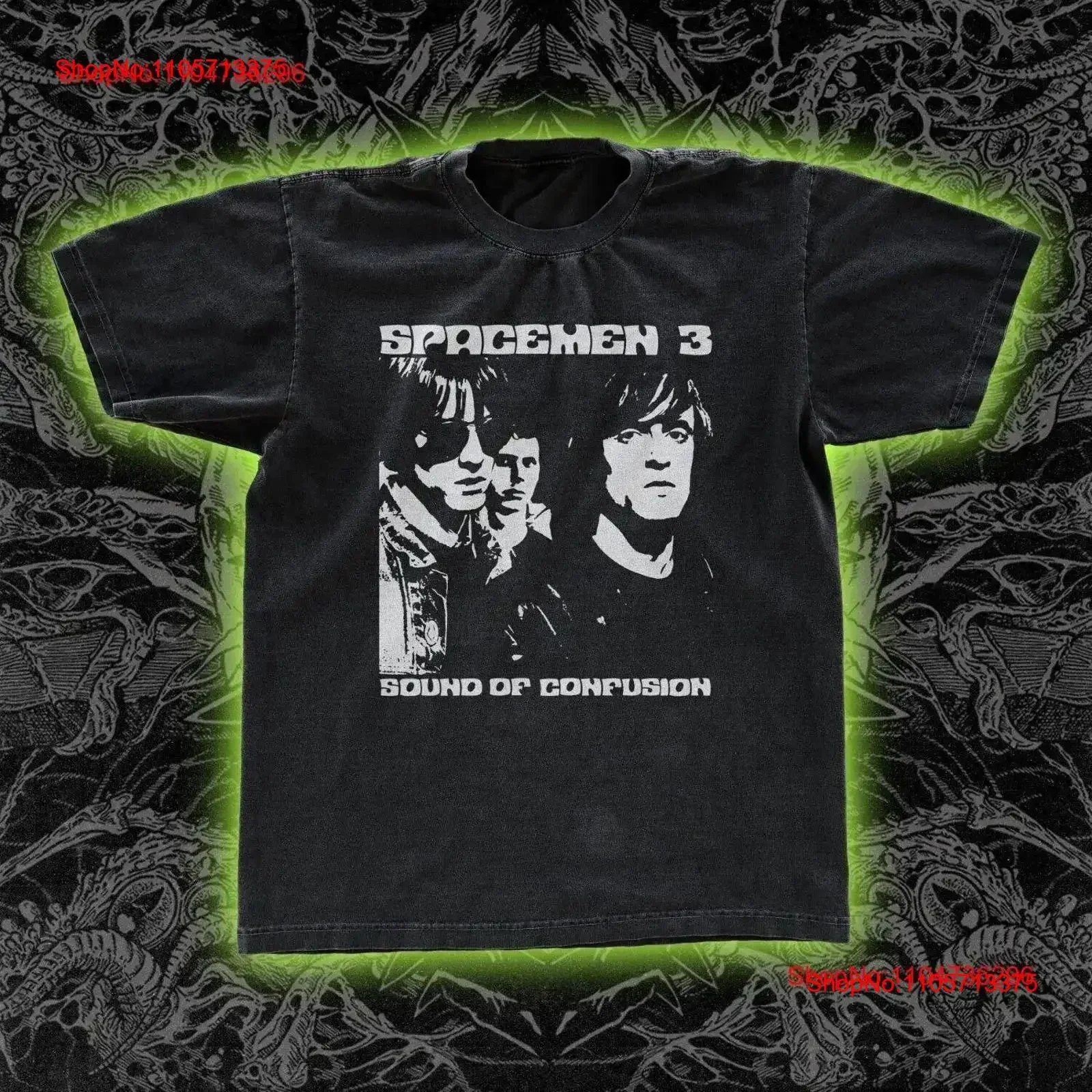 New Spacemen 3 Sound Of Confusion For Fans S 5XL T Shirt CT128 vintage Washed homme Slightly Casual Top Everyday Wear vintage