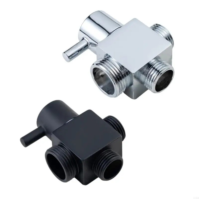 

Brass Shower Diverter Valves with Quick Switches Double Outlet Strong Shower Diverter for Bathroom Faucet Replacement
