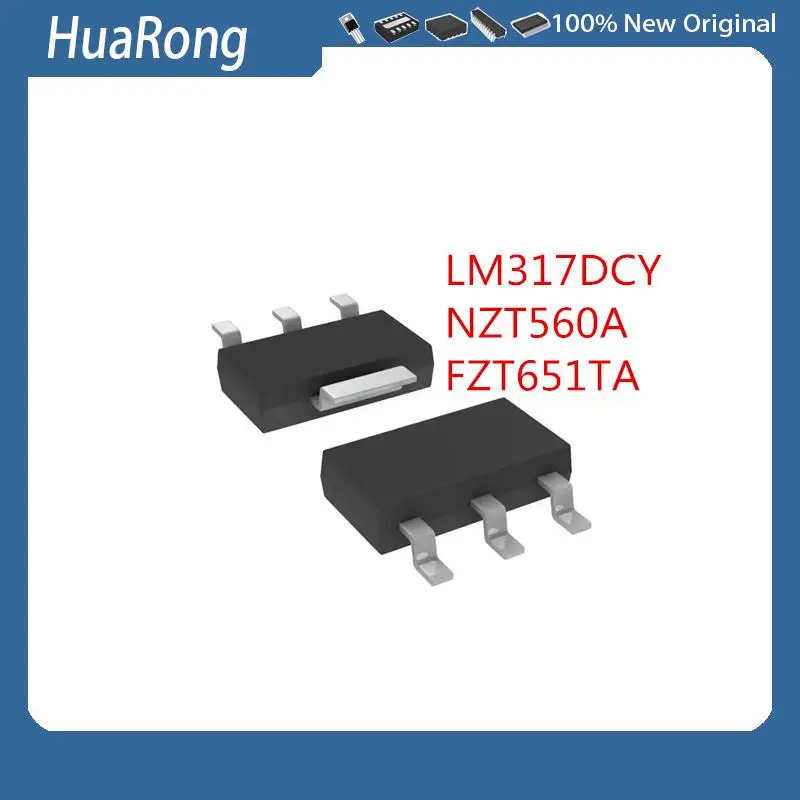 50PCS/LOT    LM317DCY    LM317DCYR   LM317   NZT560A    560A    60V 3A     FZT651TA   FZT651    SOT-223