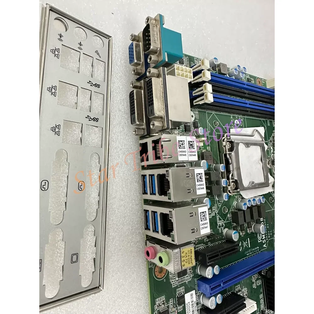 ASMB-585 REV.A1 Industrial Motherboard ASMB-585G4  4 Ethernet Ports