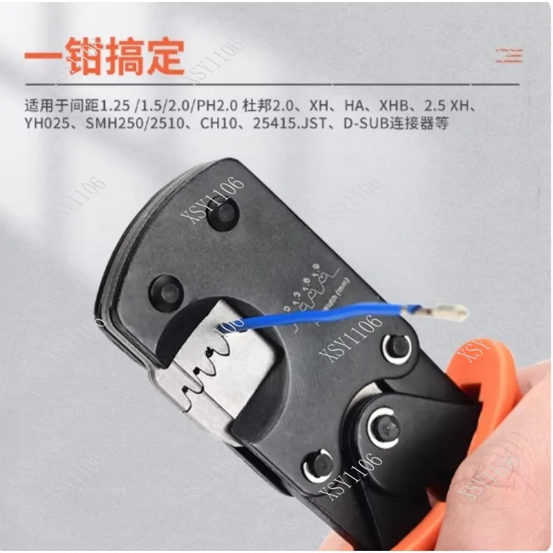 

IWS-3220M Ratcheting Crimper Plier Micro Connector Crimping Tool 0.03-0.52mm² 32-20AWG for Electrical Wiring
