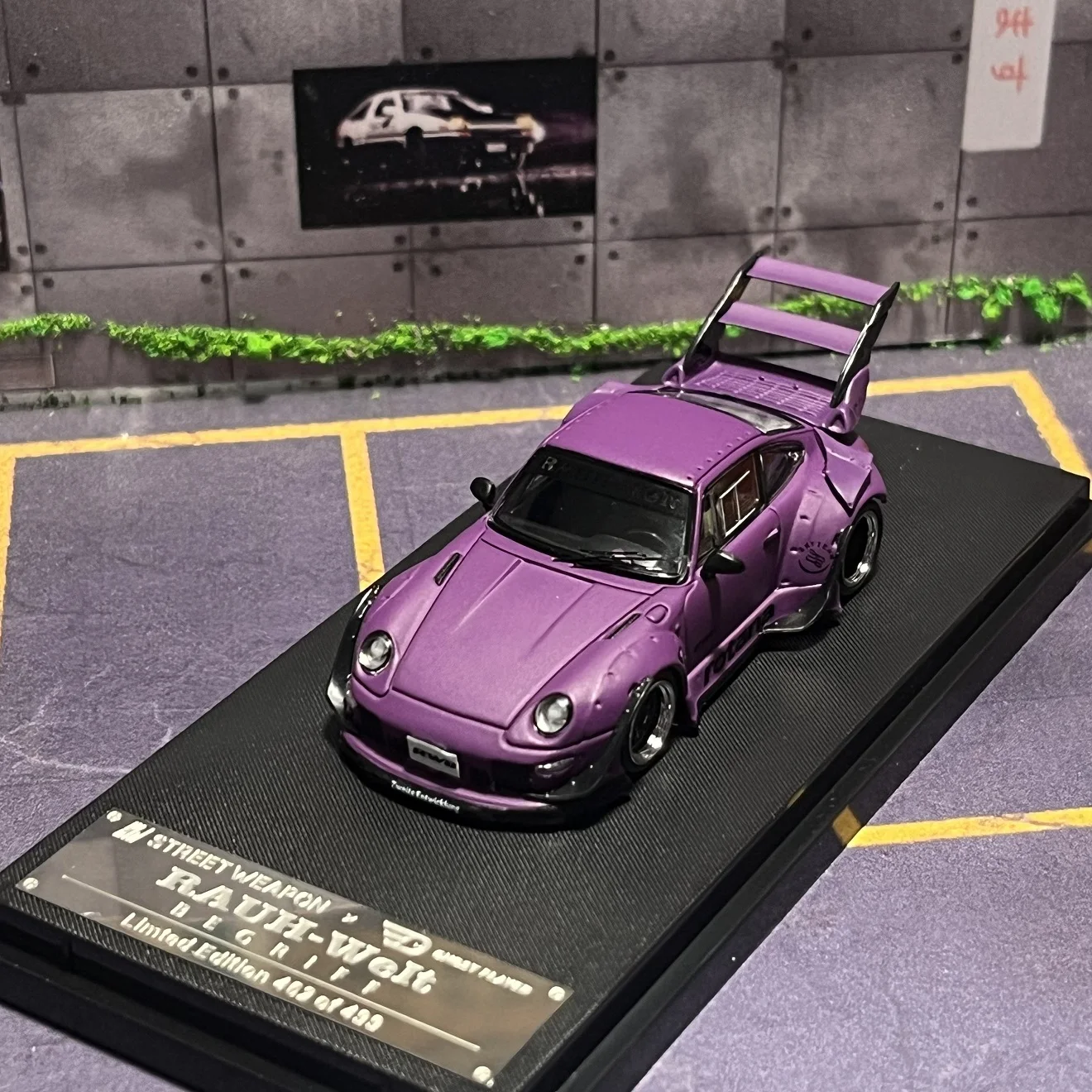 ストリート武器1/64 rwb 993ダイキャストカーモデル