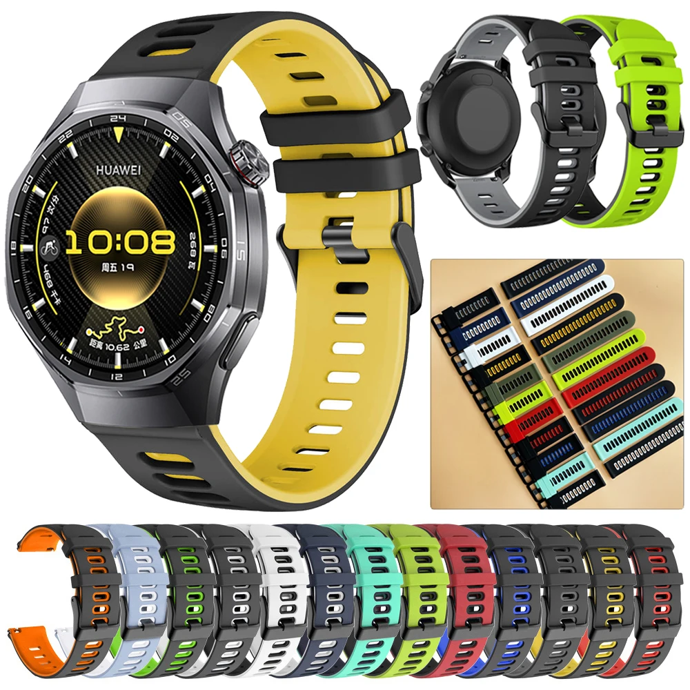 22 mm 20 mm Silikonarmband für Huawei Watch GT6 Pro GT 5 46 mm Bänder GT4 GT 3 2 42 mm Garmin Venu 4 45 mm 3 Sq 2 Ersatzarmband