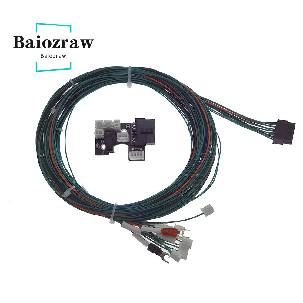 Baiozraw-Cabezal de herramienta de dureza de cableado FEP para impresora 3D Voron, herramienta electrónica de pulpo Araña, PCB, después del quemador, 2,4