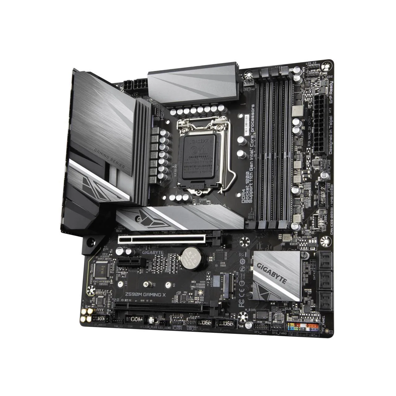 Imagem -04 - Gaming x Intel Z590 Express Lga1200 Micro Atx Ddr4-sdram Placa-mãe para Desktop Usb 3.2 Gen Tipo-a Placa-mãe Hdmi Gigabyte-z590m