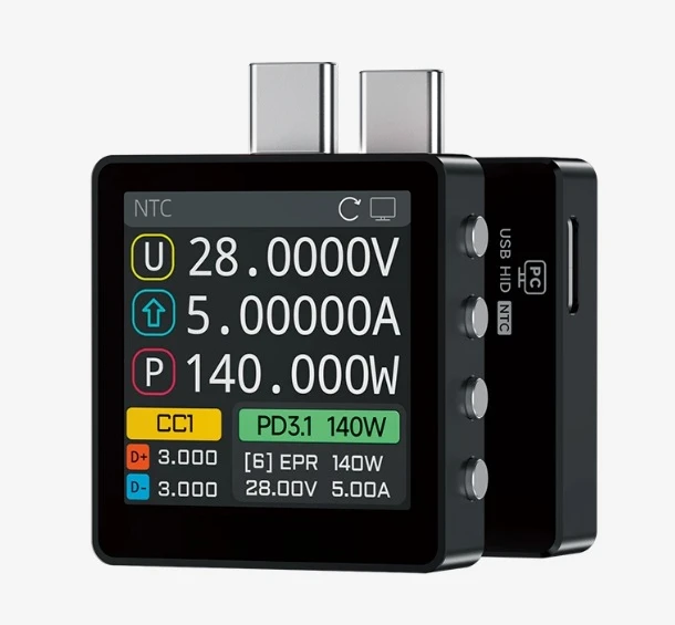 New Red K2 INA237 48V Voltage And Current Meter USB Tester PD3.1 Fast Charging Protocol Detection Decoy 28VEPR