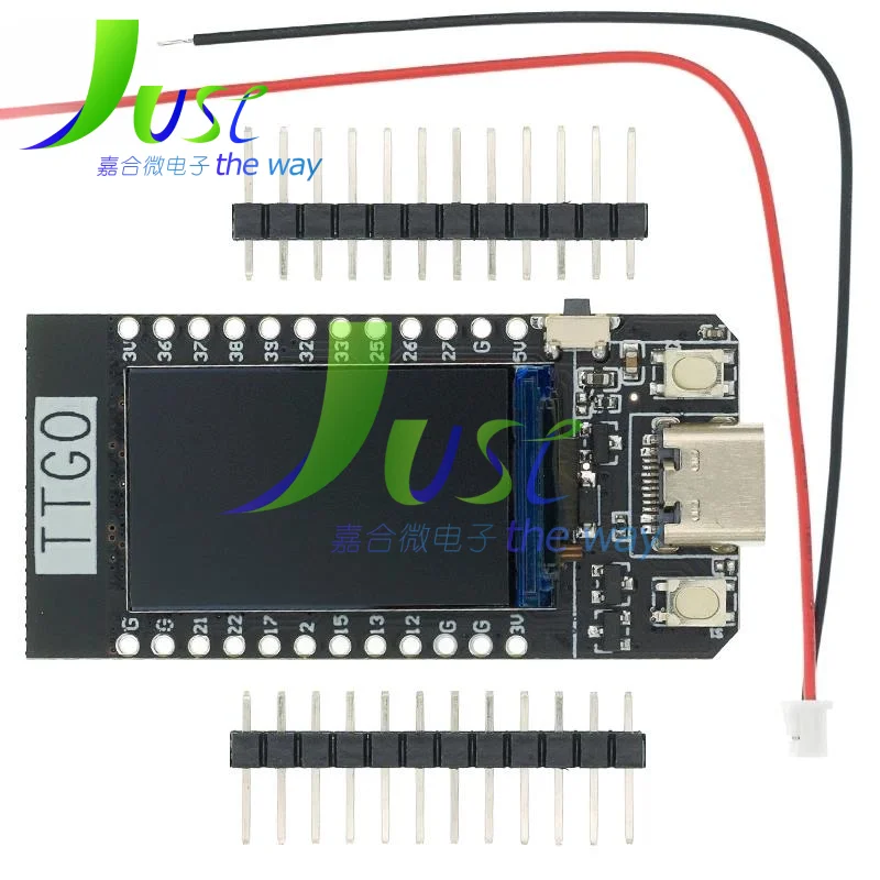 T-Display ESP32 WiFi And Bluetooth-Compatible Module Development Board 4MB  1.14 Inch LCD Control Board