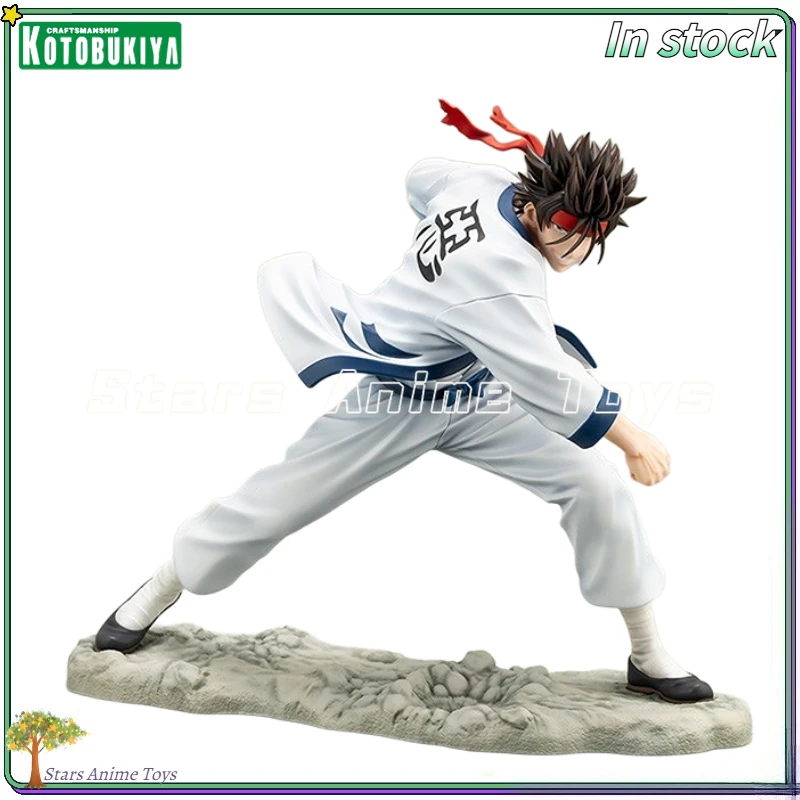 Oryginalny Kotobukiya ARTFX J Rurouni Kenshin Sagara Sanosuke 1/8 Figurka Anime Model Zabawka Prezent - Dostępny od Ręki