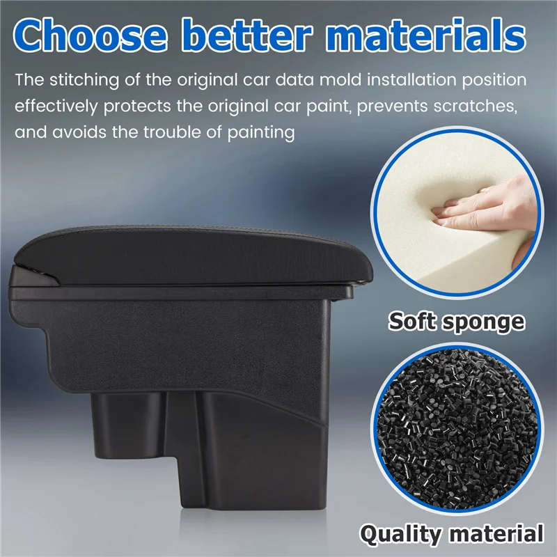 

ABTD-Car Armrest Box Central Storage Box For Toyota Hilux