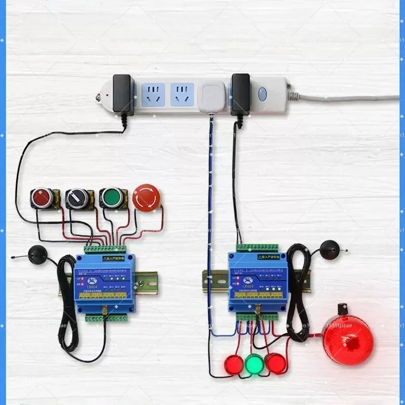 LR424 4-Channel Switch Signal Wireless Transmitter Module Relay Output Industrial Automatic Control Component