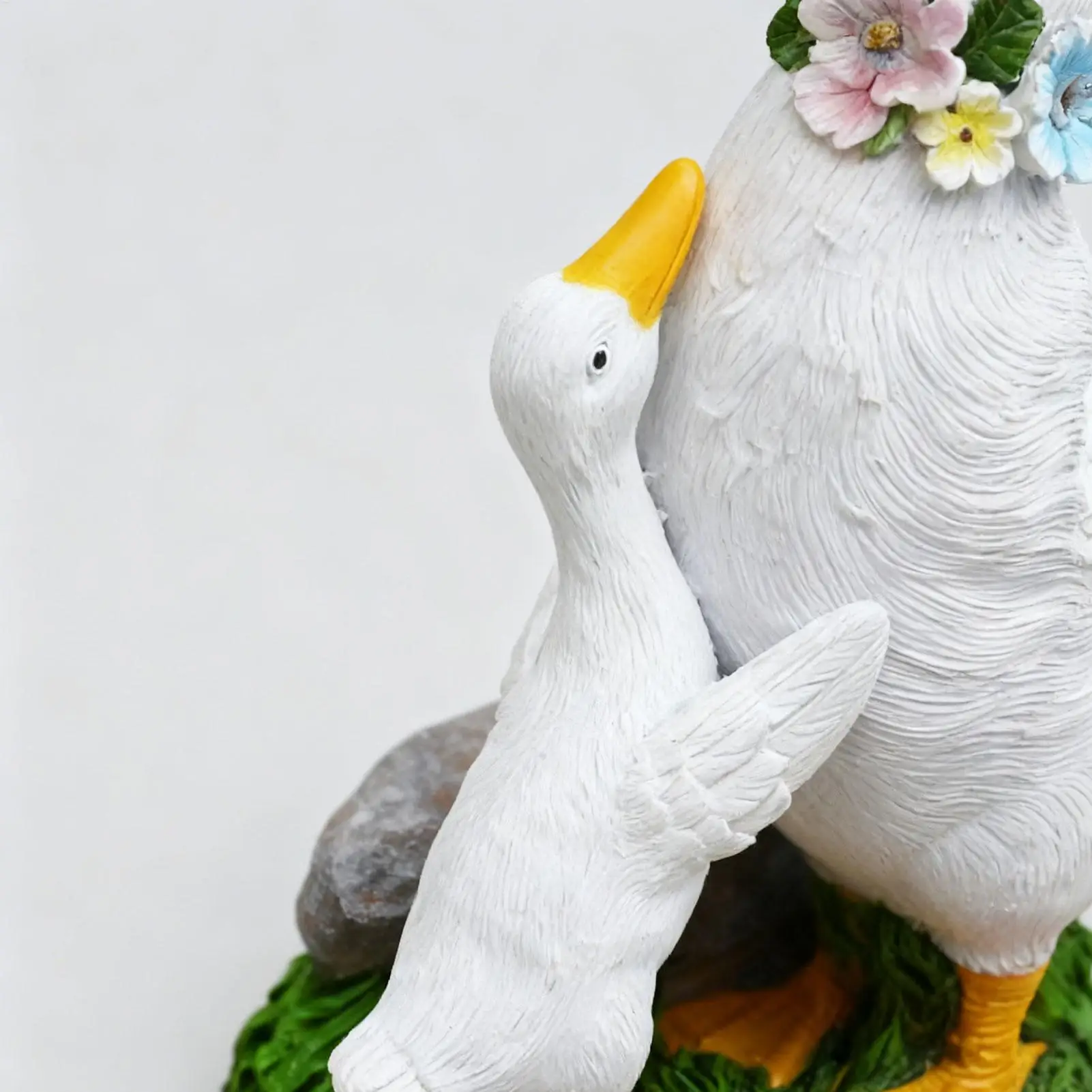 

Статуя гуся на крыльце, солнечная батарея, смола, уличный декор, патио, скульптура животного для владельцев дома, садожников, коллекционеров, лужайки, патио