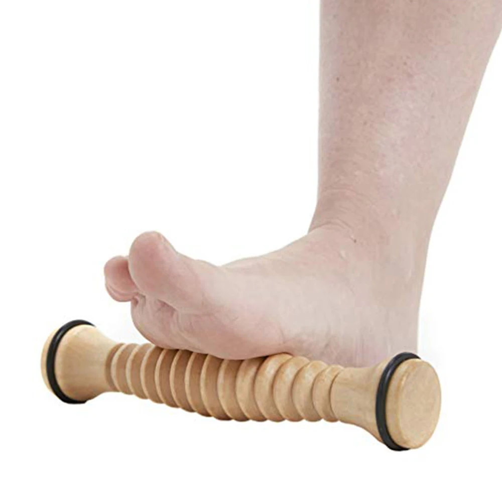 1pcs Wooden Foot Roller Foot Massager Roller Acupressure Foot for Relieving Plantar Fasciitis,Foot Arch Pain,Myofascial Pain