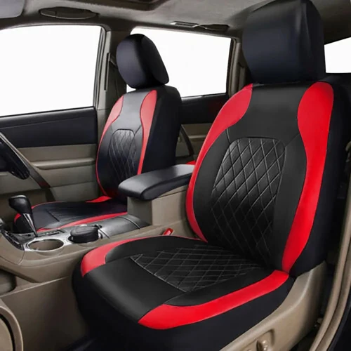 Imagen 2 del producto Funda de asiento de coche de cuero PU para todas las estaciones, Protector de asiento envolvente completo, impermeable, ajuste Universal, asiento de camión pick-up Sedan Suv