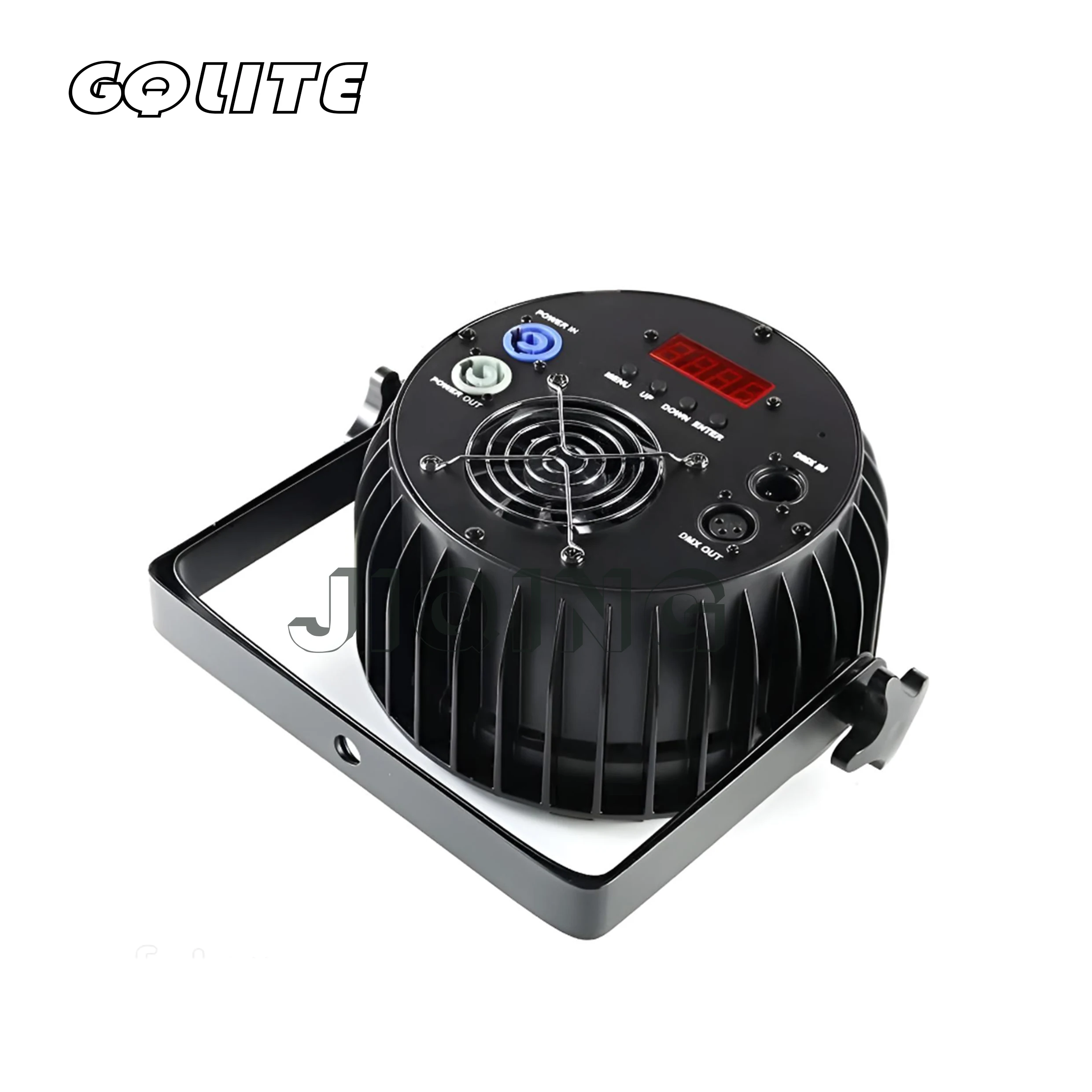 GQLITE 6PCS Aluminum Alloy LED Par 18x12W RGBWLights 4in1 LED Lighting DMX512 Disco Light Professional Stage Dj  Fast Shipping