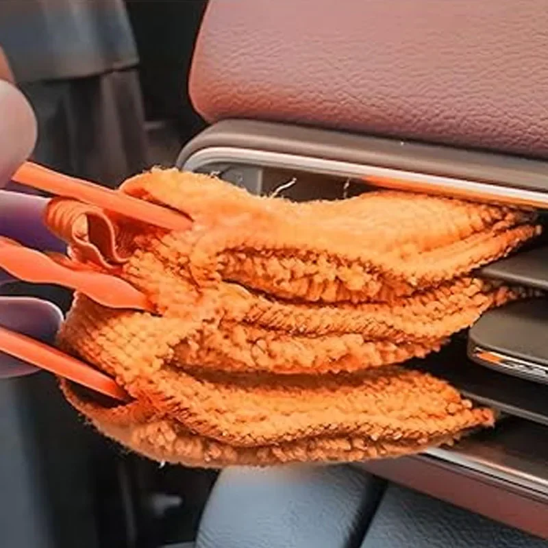 New car caravan cleaning tools air conditioning vent cleaning brush blinds gap cleaning brush double head dusting artifacts