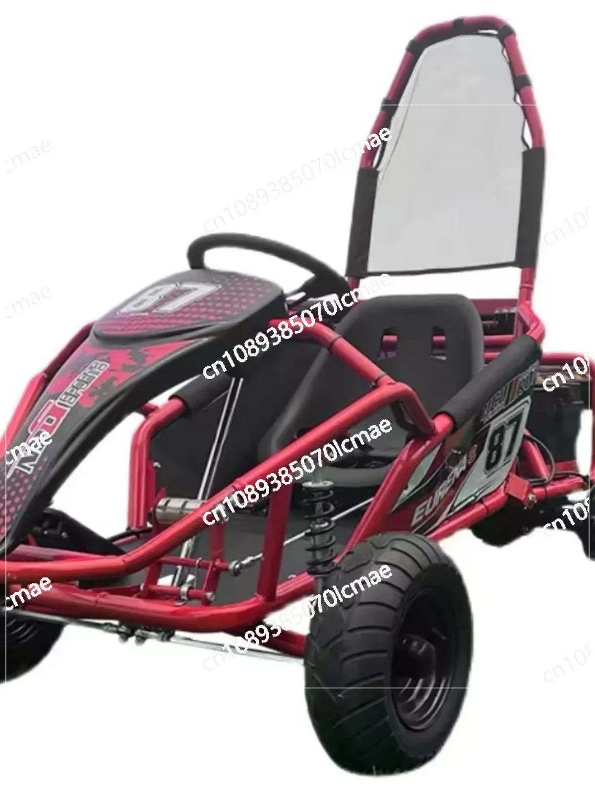 Gasoline Single Person Small Go-Kart Off-Road Electric Four-Wheel Drift Car for Children and Adult, Venue Electric Go-Kart