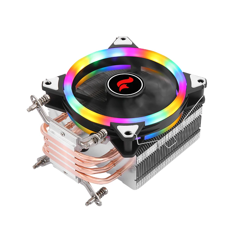 HNHU Computer Cooler Cpu Processor Low Noise 4/6 Heat Pipe 120mm Fan 4Pin/PWM Install LGA115x 1200 1700 18xx 2011 i5 i7 x79 x99 - view 3