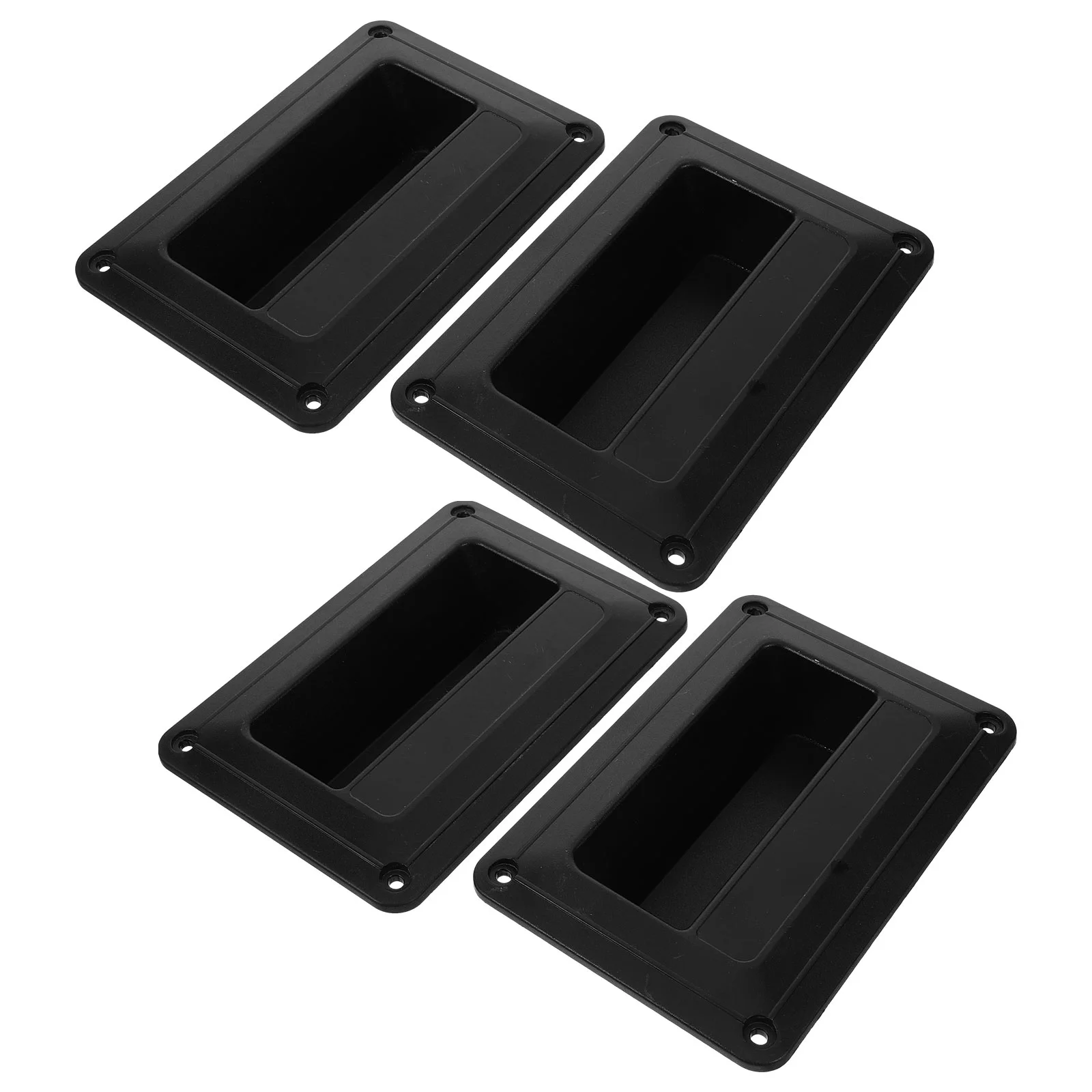 

4 Pcs Handles Recessed Mounting Parts Audio Audio Speaker Side Recessed Speaker Side Handle Handle Accessories