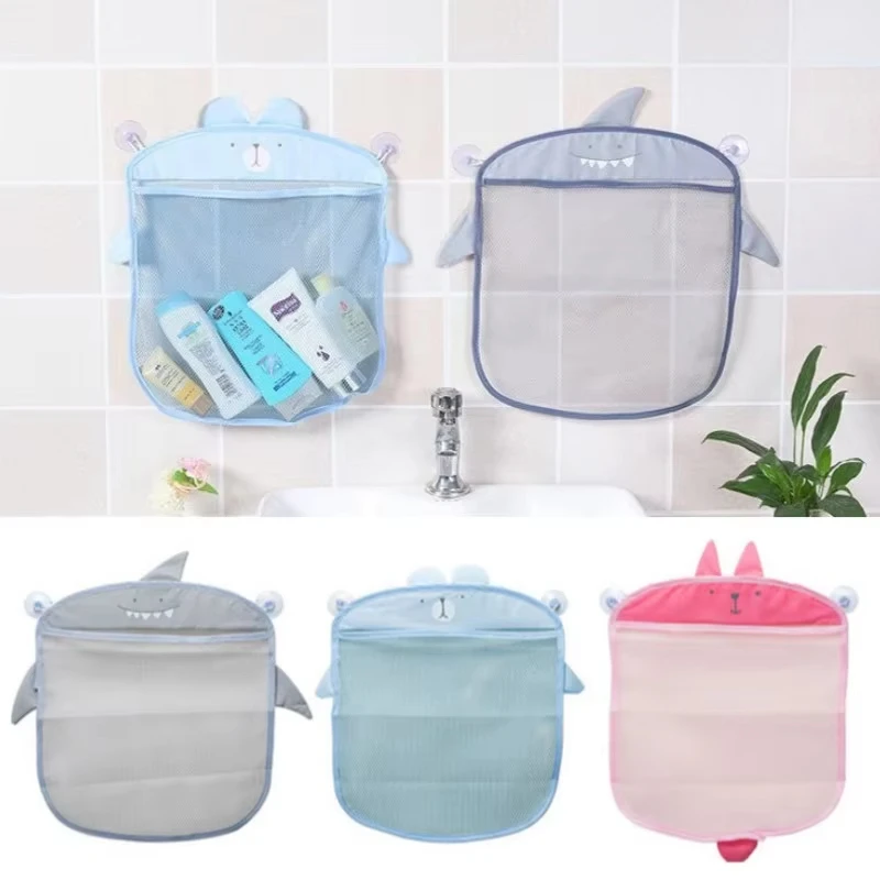 Saco de Malha para Brinquedos de Banho para Bebês, Cesta de Rede para Crianças, Rede para Jogos Infantis, Brinquedos de Areia, Armazenamento de Praia em Tecido Impermeável