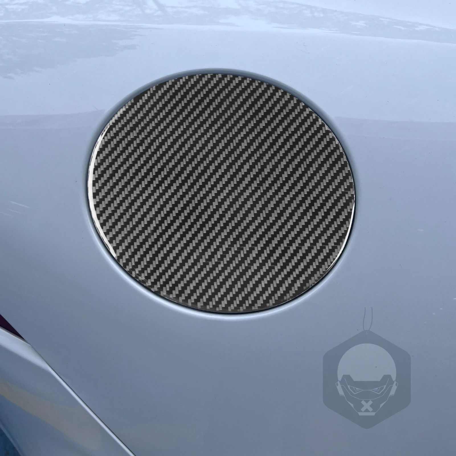 For Jaguar F-Type 2013-2024 Real Carbon Fiber Exterior Fuel Tank Gas Cap Cover Decorative Car Decoration Accessories Sticker