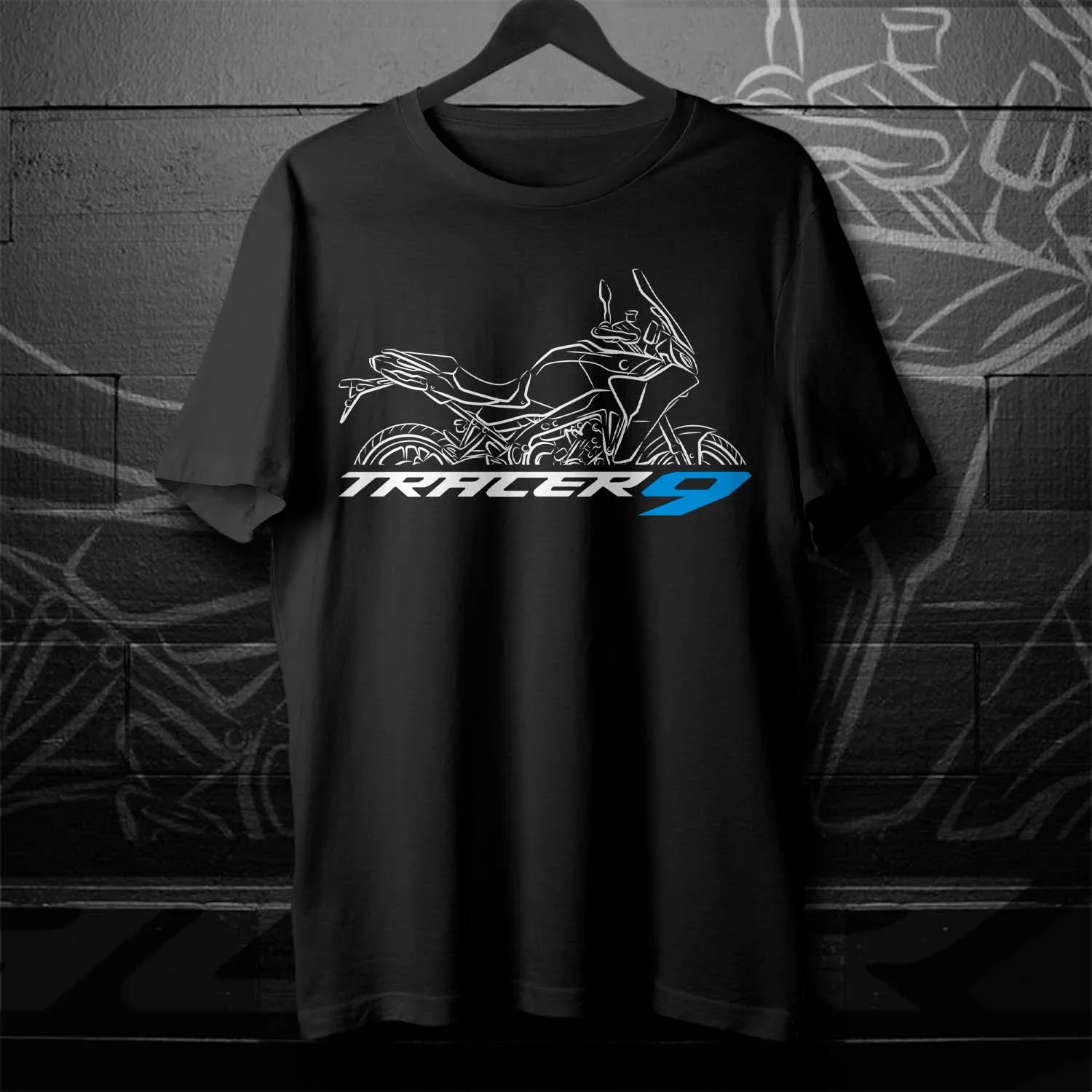 

2021-2024 models Japan Tracer 9/GT Motorcycle T-Shirt 100% Cotton O-Neck Short Sleeve Casual Mens T-shirt Rider Streetwear
