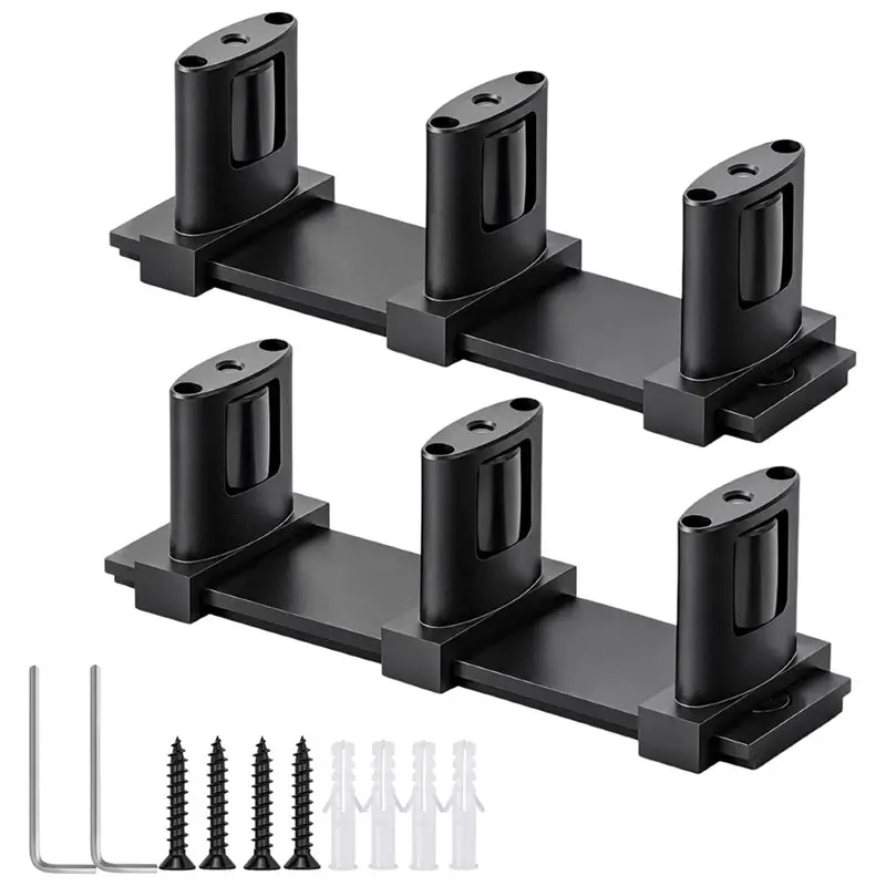 B23B Sliding Door Hardware Adjustable Bottom Guides For Cabinet Doors For Closet,Barn& Doors