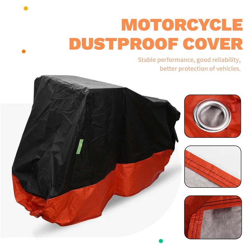 

A90Q-Пылезащитный чехол для мотоцикла, УФ-защитный уличный дождевик, чехлы для мотоциклов, защита для хранения мотоциклов