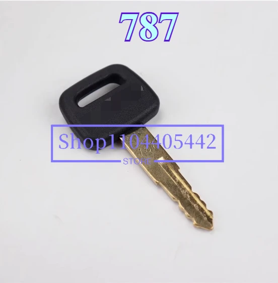 

1 шт. детали экскаватора 787 ключ подходит для ключа зажигания Komatsu PC56/60/70/110/200/220/300/450