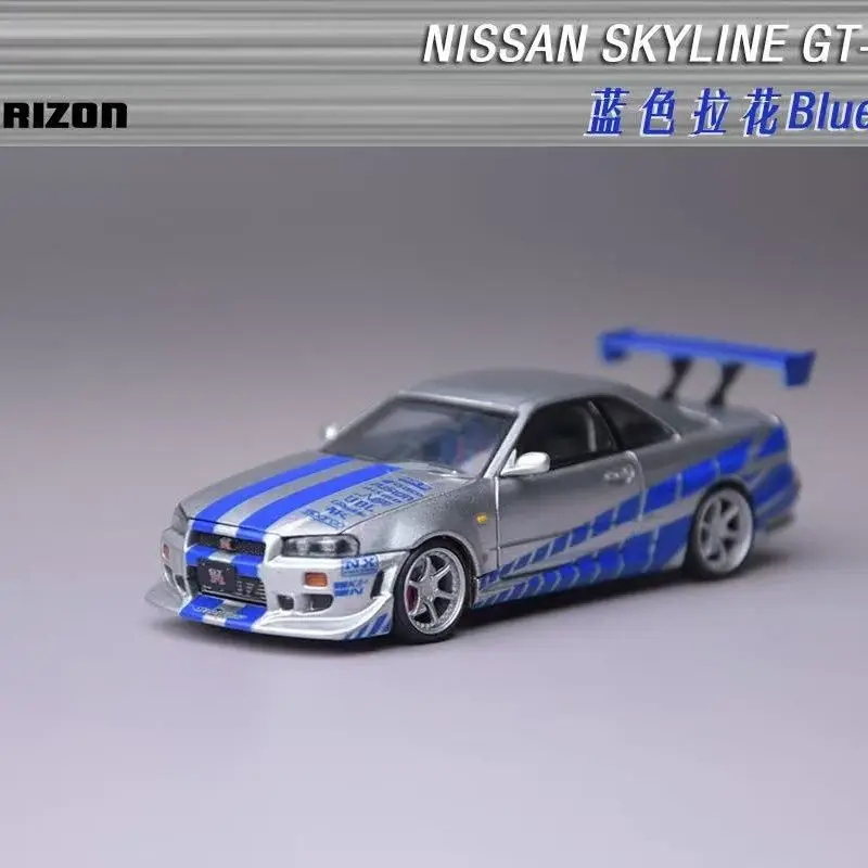 

FH 1:64 GT-R R34 Skyline FNF Open Cover, Alloy Car Model