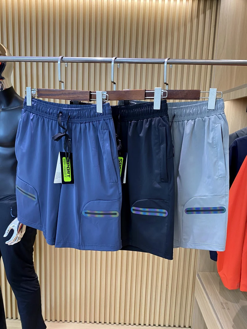 

Outdoor ade Bri Profional Men's Casual Sports orts Qui Dry Breathable Summer New Arrival Trendy Youth Straight Leg